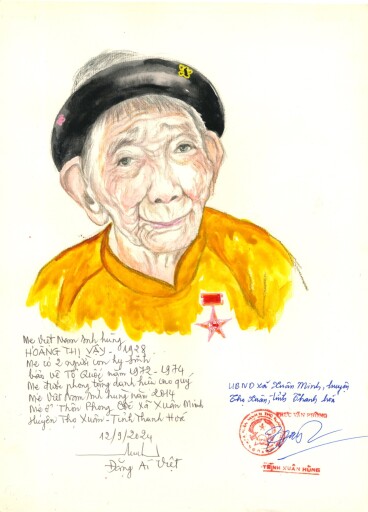 Mẹ Hoàng Thị Vậy